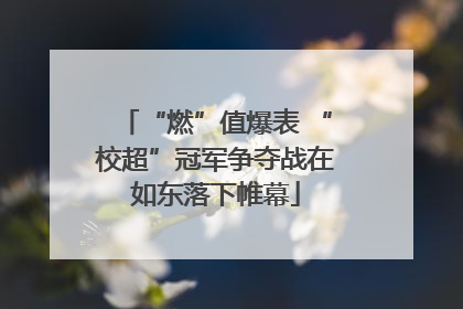 “燃”值爆表 “校超”冠军争夺战在如东落下帷幕
