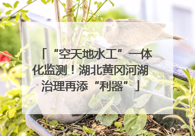 “空天地水工”一体化监测！湖北黄冈河湖治理再添“利器”