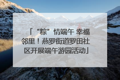 “粽”情端午 幸福邻里！燕罗街道罗田社区开展端午游园活动