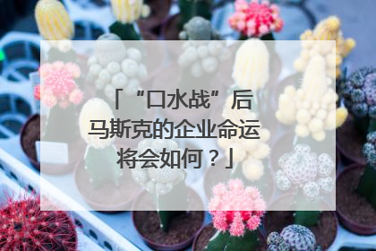 “口水战”后 马斯克的企业命运将会如何？