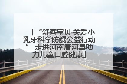 “舒客宝贝·关爱小乳牙科学防龋公益行动” 走进河南唐河县助力儿童口腔健康