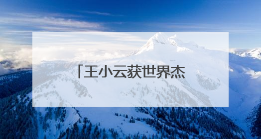 王小云获世界杰出女科学家奖