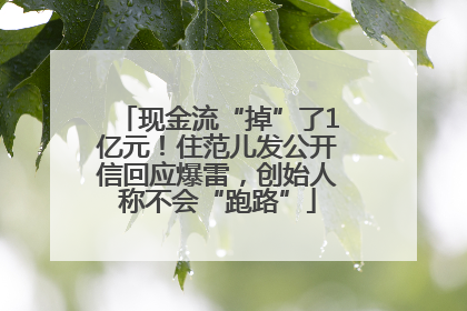现金流“掉”了1亿元！住范儿发公开信回应爆雷，创始人称不会“跑路”