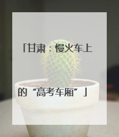 甘肃：慢火车上的“高考车厢”