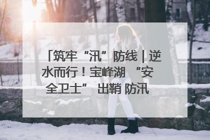 筑牢“汛”防线｜逆水而行！宝峰湖 “安全卫士” 出鞘 防汛应急再添硬核力量