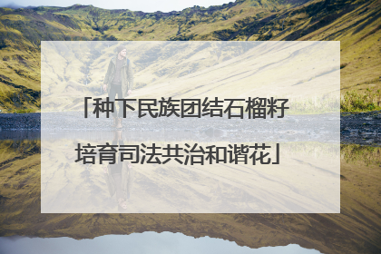 种下民族团结石榴籽 培育司法共治和谐花