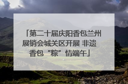 第二十届庆阳香包兰州展销会城关区开展 非遗香包“粽”情端午