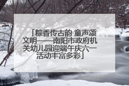 粽香传古韵 童声颂文明——南阳市政府机关幼儿园迎端午庆六一活动丰富多彩
