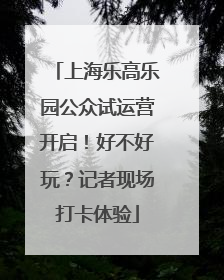 上海乐高乐园公众试运营开启！好不好玩？记者现场打卡体验