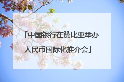 中国银行在赞比亚举办人民币国际化推介会