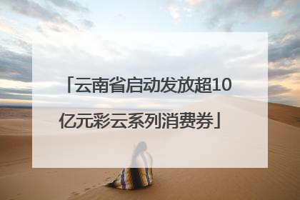 云南省启动发放超10亿元彩云系列消费券