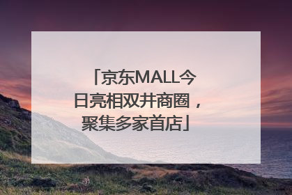 京东MALL今日亮相双井商圈，聚集多家首店