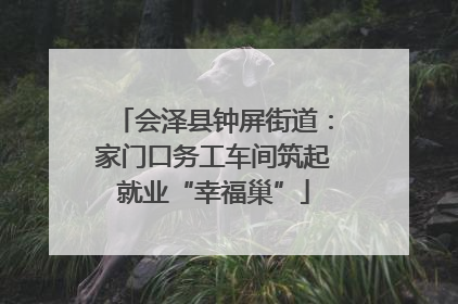 会泽县钟屏街道：家门口务工车间筑起就业“幸福巢”