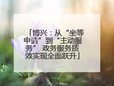 博兴：从“坐等申请”到“主动服务” 政务服务质效实现全面跃升