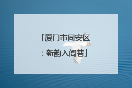 厦门市同安区：新韵入闾巷