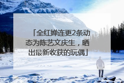 全红婵连更2条动态为陈艺文庆生，晒出最新收获的玩偶