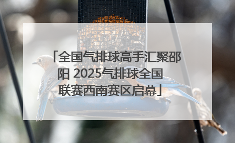 全国气排球高手汇聚邵阳 2025气排球全国联赛西南赛区启幕