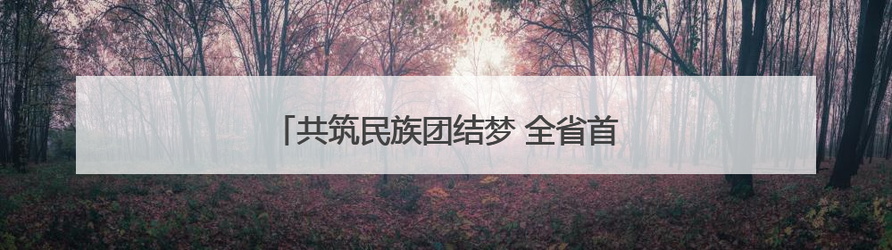 共筑民族团结梦 全省首个军休共建班级揭牌！