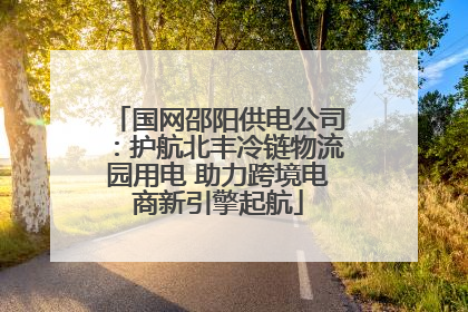 国网邵阳供电公司：护航北丰冷链物流园用电 助力跨境电商新引擎起航