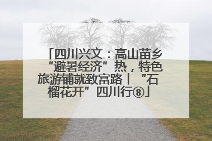 四川兴文：高山苗乡“避暑经济”热，特色旅游铺就致富路丨“石榴花开”四川行⑧