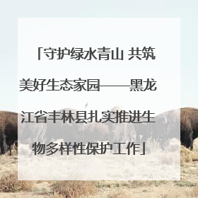 守护绿水青山 共筑美好生态家园——黑龙江省丰林县扎实推进生物多样性保护工作
