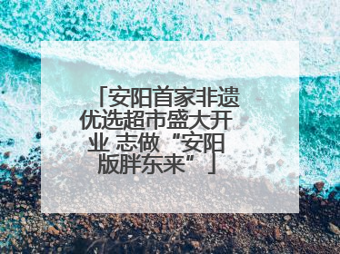 安阳首家非遗优选超市盛大开业 志做“安阳版胖东来”