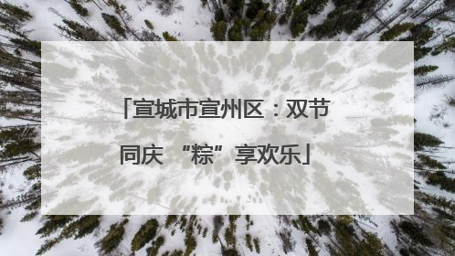 宣城市宣州区：双节同庆 “粽”享欢乐