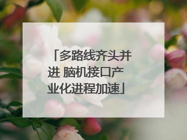 多路线齐头并进 脑机接口产业化进程加速
