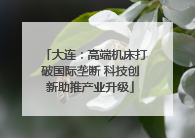大连：高端机床打破国际垄断 科技创新助推产业升级