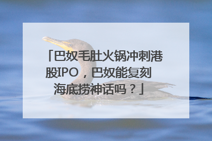 巴奴毛肚火锅冲刺港股IPO，巴奴能复刻海底捞神话吗？