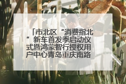 市北区“消费指北”新车首发季启动仪式暨鸿蒙智行授权用户中心青岛重庆南路开业盛典成功举办