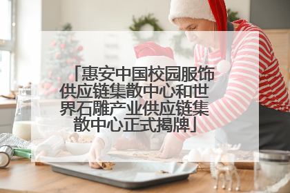 惠安中国校园服饰供应链集散中心和世界石雕产业供应链集散中心正式揭牌