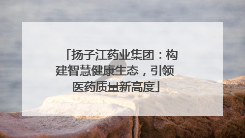 扬子江药业集团：构建智慧健康生态，引领医药质量新高度