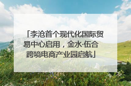 李沧首个现代化国际贸易中心启用，金水·伍合跨境电商产业园启航