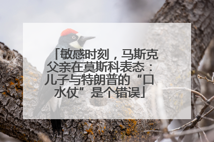 敏感时刻，马斯克父亲在莫斯科表态：儿子与特朗普的“口水仗”是个错误