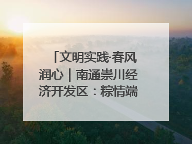 文明实践·春风润心｜南通崇川经济开发区：粽情端午，童趣传承