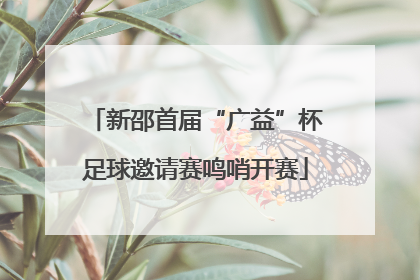 新邵首届“广益”杯足球邀请赛鸣哨开赛