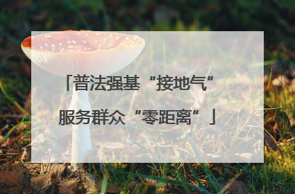 普法强基“接地气” 服务群众“零距离”
