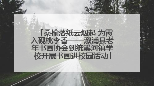 桑榆落纸云烟起 为霞入砚桃李香——溆浦县老年书画协会到统溪河镇学校开展书画进校园活动