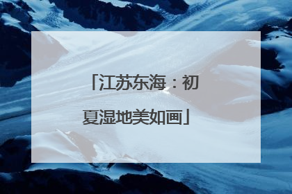 江苏东海：初夏湿地美如画
