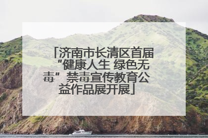 济南市长清区首届“健康人生 绿色无毒”禁毒宣传教育公益作品展开展