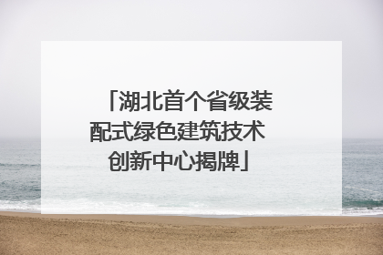 湖北首个省级装配式绿色建筑技术创新中心揭牌