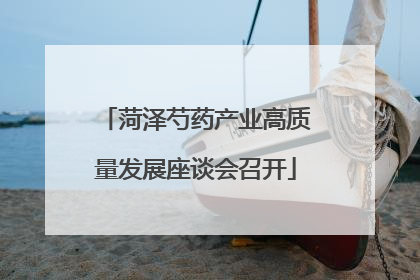菏泽芍药产业高质量发展座谈会召开