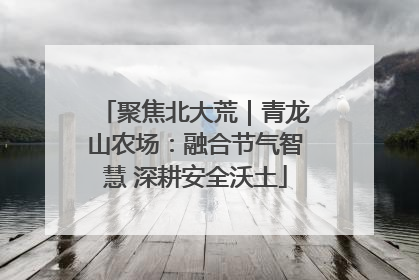 聚焦北大荒｜青龙山农场：融合节气智慧 深耕安全沃土