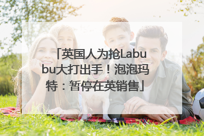 英国人为抢Labubu大打出手！泡泡玛特：暂停在英销售