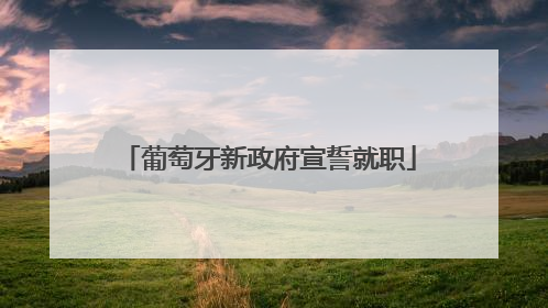 葡萄牙新政府宣誓就职