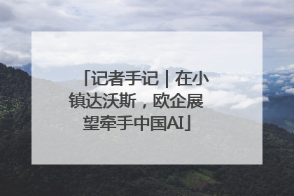 记者手记｜在小镇达沃斯，欧企展望牵手中国AI