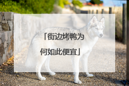 街边烤鸭为何如此便宜