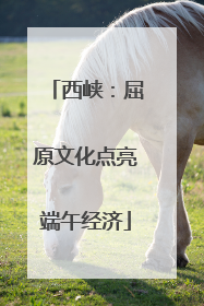 西峡：屈原文化点亮端午经济