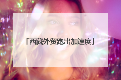 西藏外贸跑出加速度
